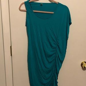 Turquoise T-shirt Dress or Coverup